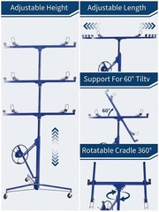 For Precise Positioning During Ceiling Wall Construction This 11FT Drywall Lift