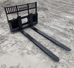 Pro Works 72″ Long 8,000 Pound Class III Pallet Forks Skid Steer Attachment
