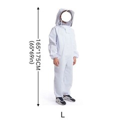 Bee Suit Men Women L Beekeeping Protective With Veil Hood For BeeKeeper