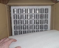 1kg silicon-carbide sintered 30x8mm hexagonal tiles