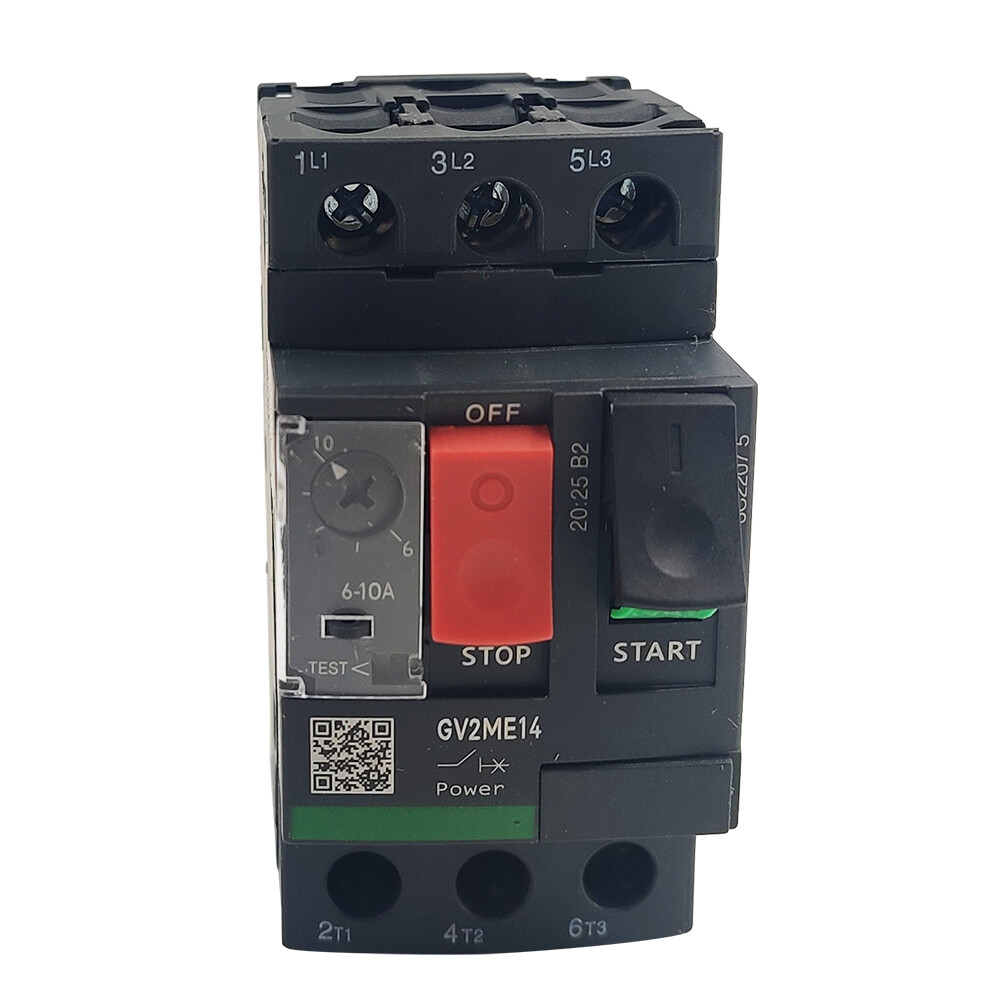 GV2ME14 Motor circuit breaker Deca 6A to10A Manual Motor Starter Button NEW