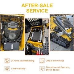 Brand New 23HP Mini Skid Steer Track Loader Twin Cylinder US STOCK Fast Delivery