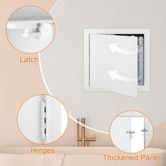 18×18 Inch White Access Doors Reinforced Hinged Panel Drywall Wall Ceiling