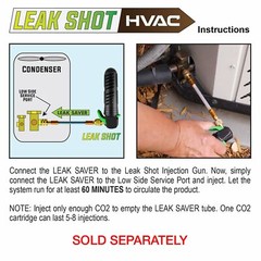 Leak Saver Direct Inject Refrigerant Leak Sealer 6 Pack HVAC & Automotive