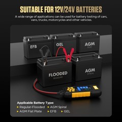 Battery Testers BT760 Automotive Battery System Testers 8V-32V Car Battery An…