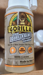 (4) Gorilla Glue 3.75 fl. oz Bottles Water Resistant Clear Gorilla Glue NO FOAM!