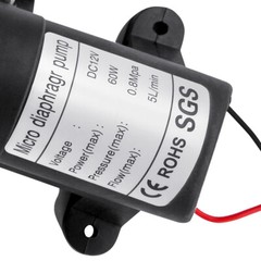DC12V 100PSI 5L/Min 60W Electric Diaphragm Water Pump Self Priming High Pressure