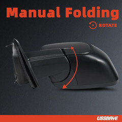 Side Mirror Assembly Compatible with 2022-2024 Ford Maverick XLT Left Driver Sid