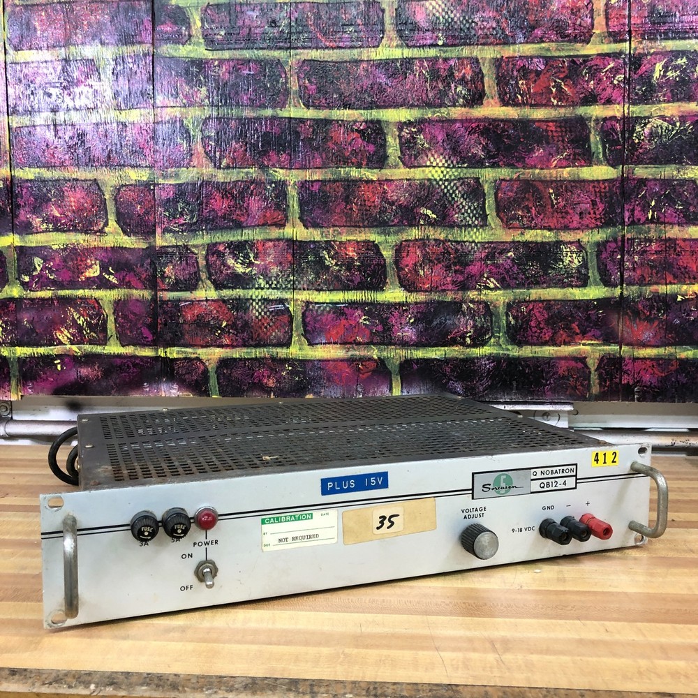 Sorensen Nobatron QB12-4 DC Power Supply 0–12V 4A Vintage Lab Bench Tested