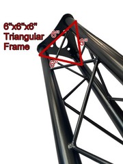 Triangle Truss Extension DJ Booth Trussing Section Stage Segment Lighting Stand