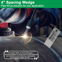 3PCS 4″ Welding Wedge for Pipe Fitting and Metalwork – Precision Hardened Steel