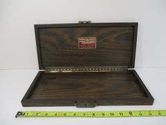 STARRETT WEBBER Croblox Gage Block Storage CASE (only) Model # SCS81A in GC