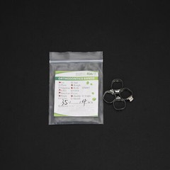 4pcs/pack Dental Orthodontic 1st Molar Bands Buccal Tube Roth.022 #35-#40