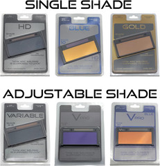 Gold Auto-Darkening Welding Lens – True Color Gold Filter – Fits 2″ X 4-1/4″ Wel
