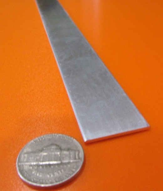 6061 T6 Aluminum Bar, 1/16″ (.062″) Thick x 1.00″ Wide x 36″ Length, 4 pcs