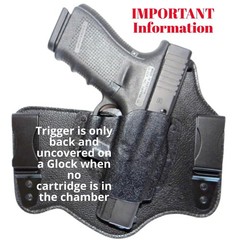 DTOM Ultimate Tuck IWB (Inside the Waistband) Hybrid Holster – RH, Black, fit…