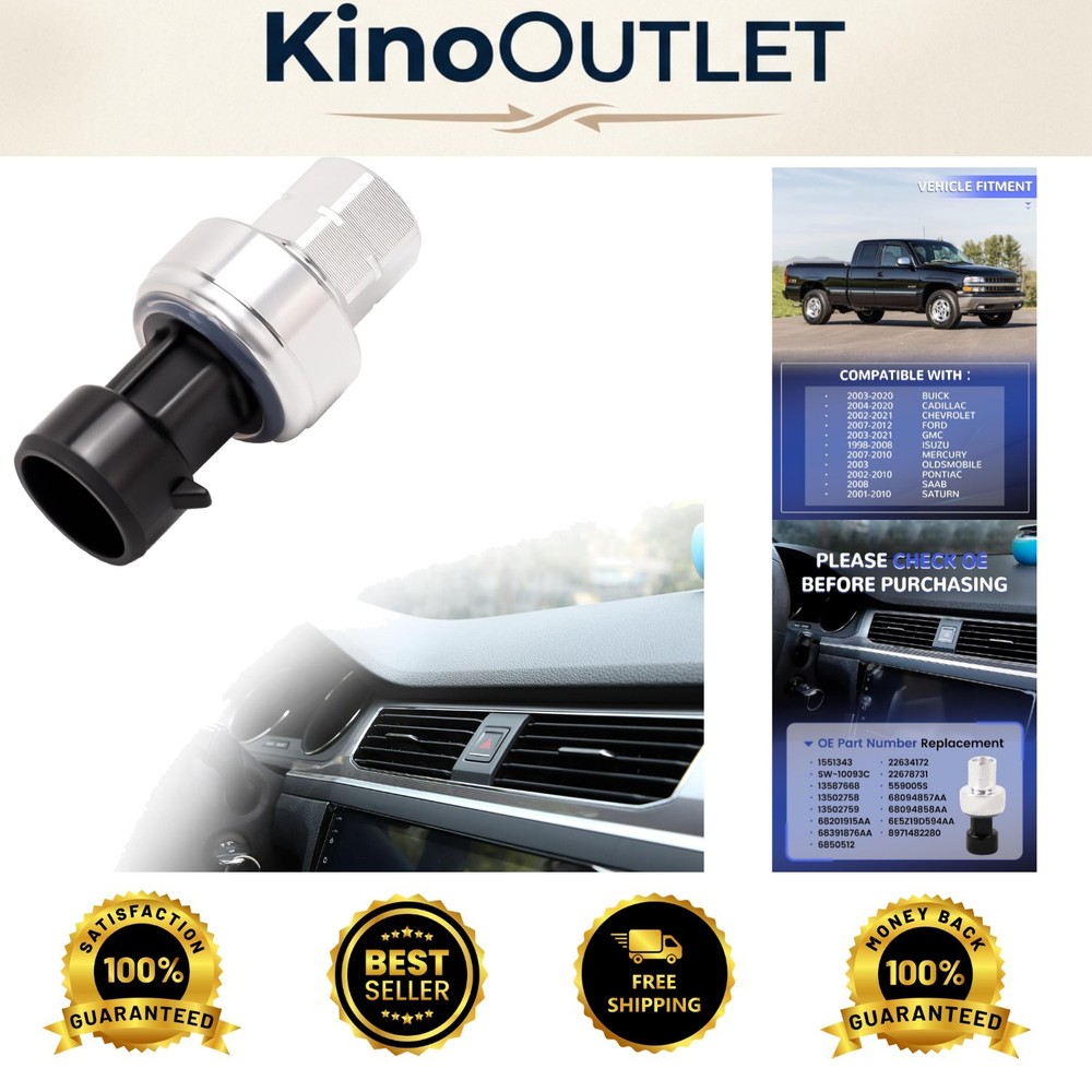 Reliable AC Pressure Sensor 13587668 for Multiple Vehicle Brands – Easy Install