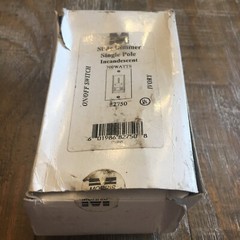82750, Iv SP Slide Dimmer Single Pole Incandescent 700 Watts Ivory