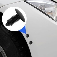 10-Pack Black Bumper Plugs for 8mm Holes, Plastic Push Pin Color: 10Pcs, Black
