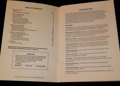 Vintage Operating Manual, 1976, TEXAS INSTUMENTS ELECTRONIC PRINTING CALCULATOR