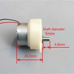 3-9V Small DC Gearmotor Micro Low Slow Speed Gear Motor Metal Gearbox Mini
