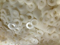 Plastic FLAT WASHER for 12mm screw bolt NYLON SPACER 12 mm 25mm OD X 1.5 mm