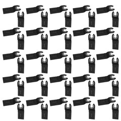50 x Universal 34mm Oscillating Multi Tool Saw Blades Carbon Steel Cutter Fast