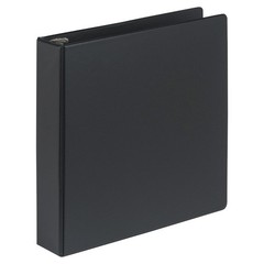 Samsill 2 Inch Document Storage Binder, 100% Recycled 2 Inch, Black