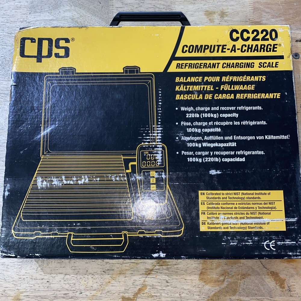 CC220 Compute-A-Charge 220 Lb Electronic Scale, 0.25 Oz Accuracy & Resolution