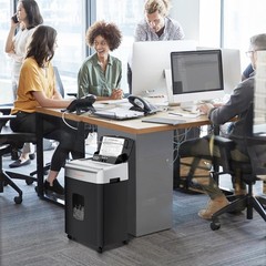 Bonsaii 120-Sheet Auto Feed Micro Cut Paper Shredder P-4 30min 6 Gal