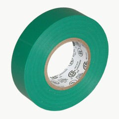 JVCC E-Tape Colored Electrical Tape: 3/4 in. x 66 ft. (Green)