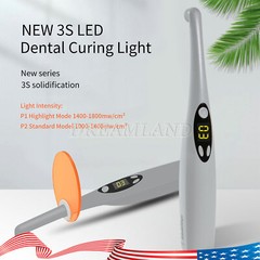 USA Dental Wireless Curing Light 1 Second Resin Cure LED Lamp