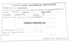 18 x 12 x 3 GRANITE SURFACE PLATE GRADE B LEDGE 0 (4401-0012)