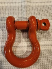 Columbus McKinnon M653P Screw Pin Anchor Shackle 7/8 in Size, 8-1/2 ton Capacity