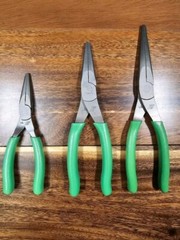 *NEW* Snap On Tools 95ACF / 96ACF/ 97ACF Green Comfort Grip Needle Nose Pliers