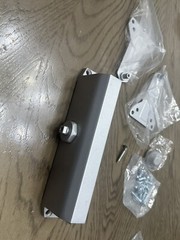 Medium Duty Hydraulic Door Closer Aluminum UH4031 — MISSING ARM!
