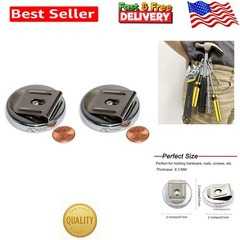 Durable 2″ Diameter Neodymium Magnetic Clip for Tools – 100 lbs Holding Power
