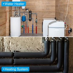 2Pcs 1-1/4″(32mm) ID x 6Ft Pipe Insulation Foam Tube