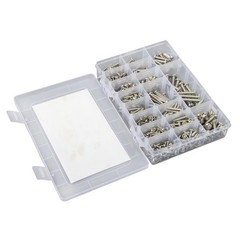 550Pcs 304 Stainless Steel Wood Screws Assortment Kit Phillips #4 #6 #8 #10 #12