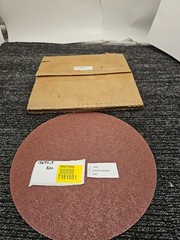 (QTY 10) Benchmark Abrasives No Hole 12″ Sanding Discs Adhesive Back 40 Grit