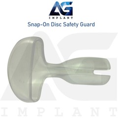 Plastic Restorative Snap-On Disc Safety Guard 22mm IPR Surgical Dental Tool