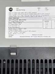 Allen Bradley 25B-D017N104 Powerflex 525 Drive 7.5 KW/ 10hp 323-528VAC READ