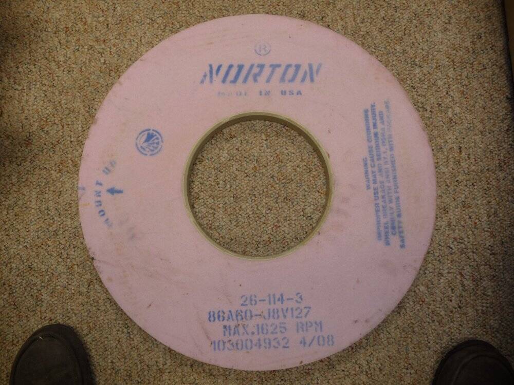 Norton Grinding Wheel 86A60-J8V127 New 20″ x 1″ x 8″
