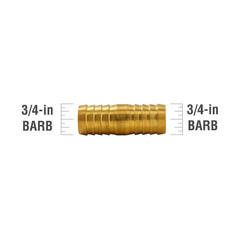 ProLine Series 3/4-in x 3/4-in Barbed Splicer Fitting