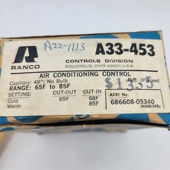 Ranco A33-453 Air Conditioning Control, 686608-05340, 34300-593c