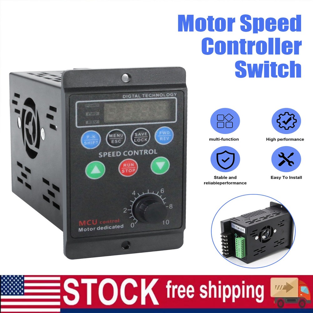 Energy Saving 1HP 110220V Single to 3 Phase VFD VSD Inverter for 750W Power