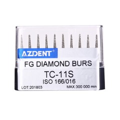 US AZDENT Dental Super Coarse FG Diamond Burs set for High Speed Handpiece