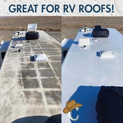 100% Silicone Roof Coating Sealant RV Camper Flat Roof Waterproof Quart