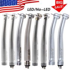 USA Dental High Speed LED /No-LED Turbine Handpiece 2HOLE /4HOLE fit NSK/KaV mx