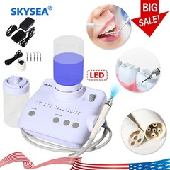 Dental Piezo Ultrasonic Scaler With 5 Tips&2 bottles Fit EMS Cavitron-LED